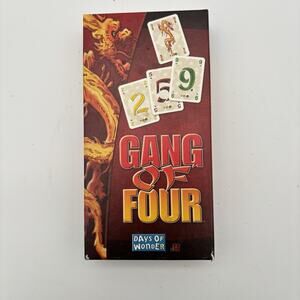 Gang of Four - Asian Card Game, 2002 Days Of Wonder - Complete VG Condition.